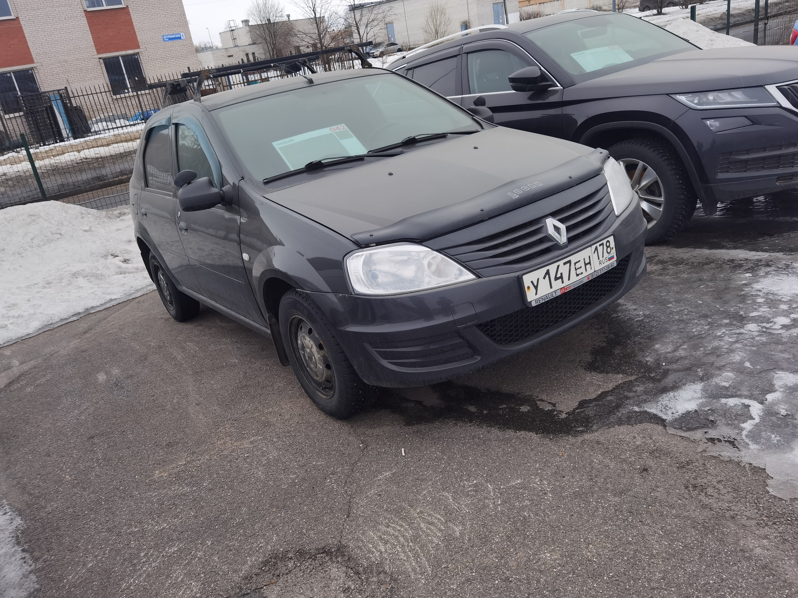 Осмотр Renault Logan 2014 г.в. 125.357 км.